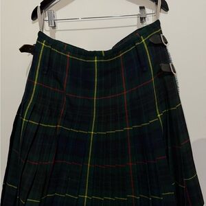 Classic Green Scotish Kilt 36 Made in the UK